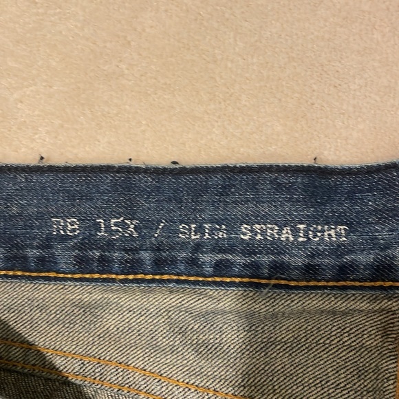 Men's rag & bone slim straight 15x jeans in size 38 - Picture 5 of 14